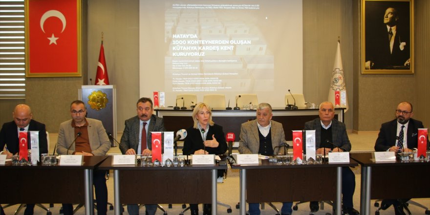 Hatay'da 1000 hanelik "Kütahya Konteyner Kent" kurulacak