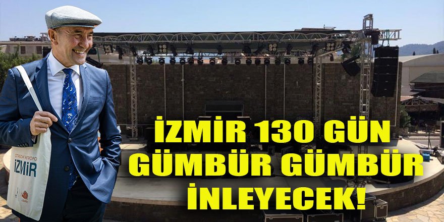 İzmir'de yer yerinden hoplayacak! İhaleci BNY şirketi 305 günde 130 defa ses sistemi kuracak...