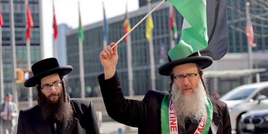 New York'taki Ortodoks Yahudilerden İsrail'in yasa dışı yerleşim politikasına tepki