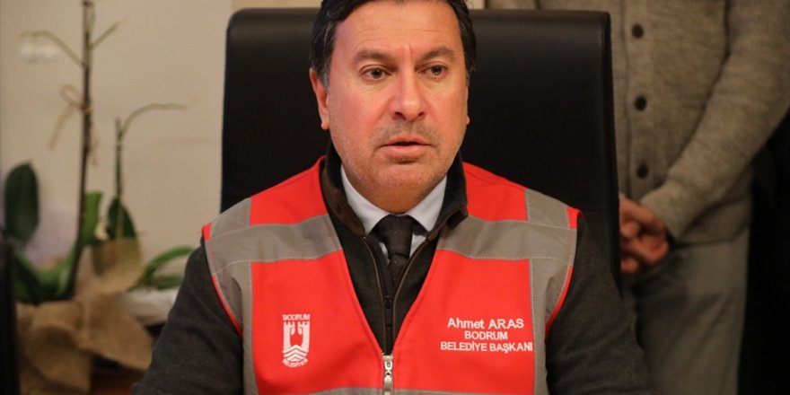 Bodrum Belediye Başkanı Aras'tan Hatay'a gönderilen konteynerlerle ilgili açıklama