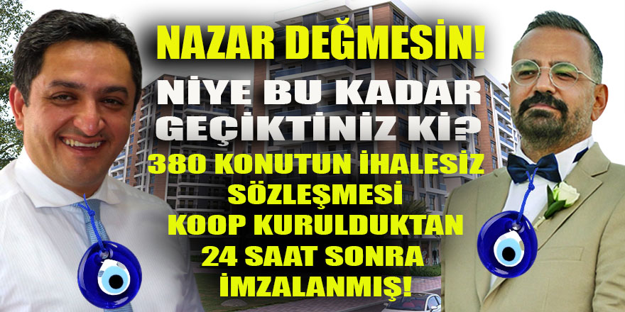 CHP'li Aslanoğlu'nun Koop'u kurduktan 24 saat sonra İZBETON'la 380 konut, 27 dükkan inşaat sözleşmesi imzaladığı ortaya çıktı!