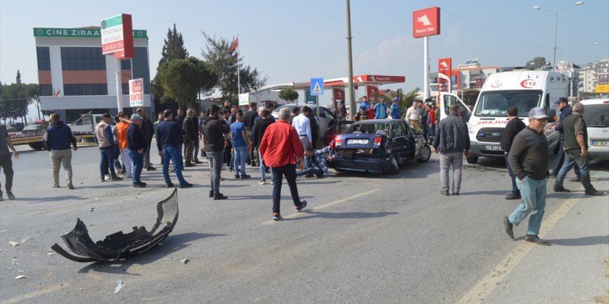Aydın’daki zincirleme kazada 4 kişi yaralandı