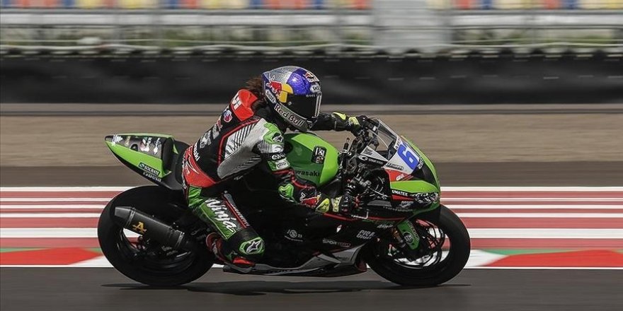 Milli motosikletçi Can Öncü, Dünya Supersport Şampiyonası'da ilk birinciliğini kazandı