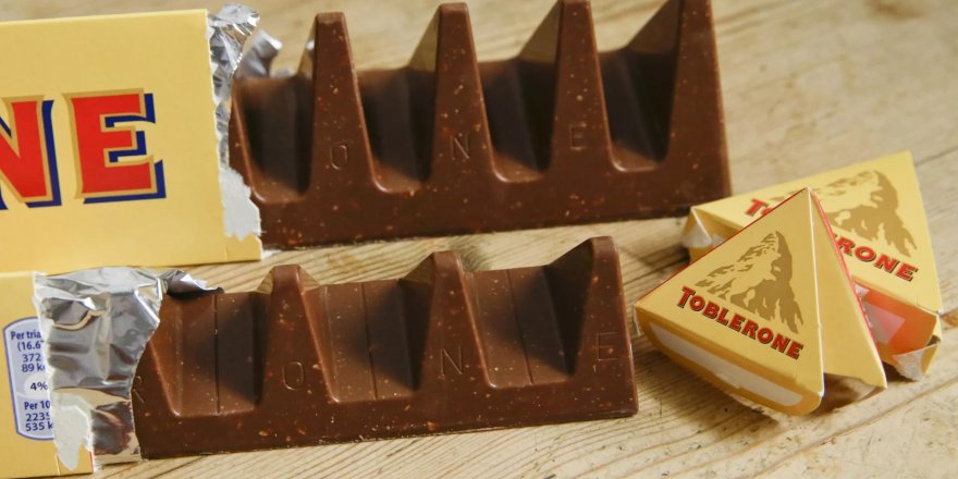 Toblerone logosunda zorunlu değişiklik