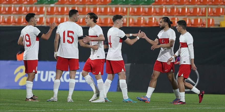 Ümit Milli Futbol Takımı, Kosova'yı hazırlık maçında 4-2 mağlup etti