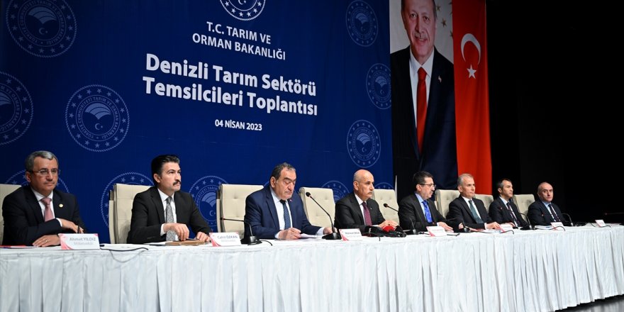 Tarım ve Orman Bakanı Vahit Kirişci, Denizli'de konuştu