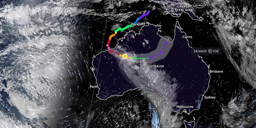 Avustralya'nın batısını etkilemesi beklenen şiddetli Ilsa Kasırgası karaya ulaştı