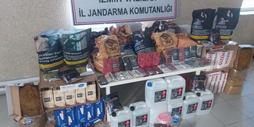 İzmir’de kaçak tütün operasyonu: 44 kilogram tütün ele geçirildi