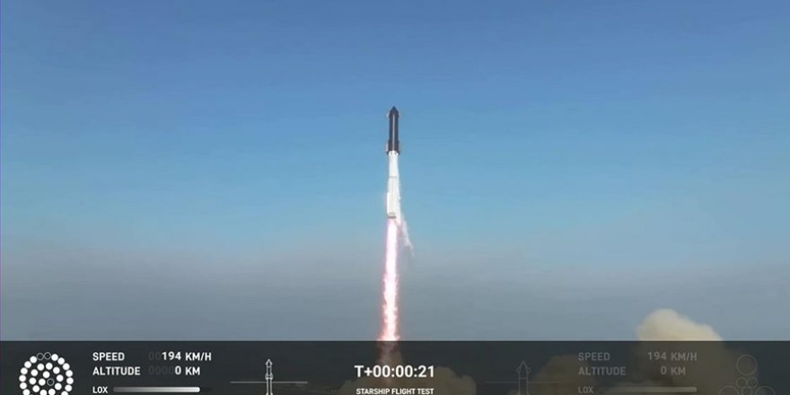 SpaceX'in en güçlü roket sistemi Starship ilk deneme uçuşunda infilak etti