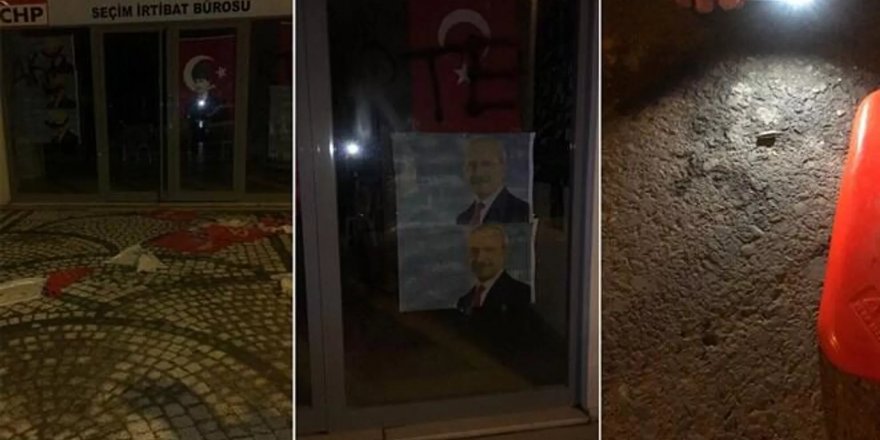 CHP Seçim İrtibat Bürosu'na saldıran 6 kişi gözaltında