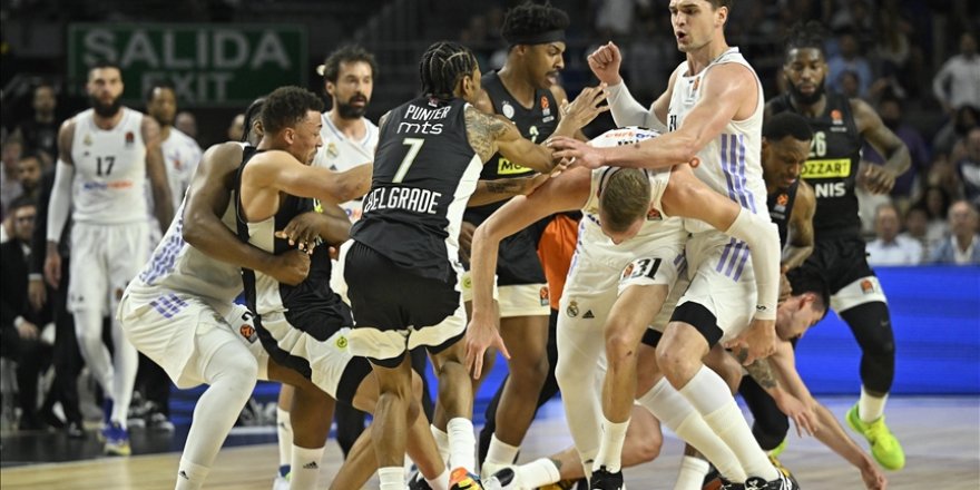 THY Avrupa Ligi'nde olaylı Real Madrid-Partizan maçının skoru tescil edildi