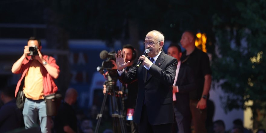 Cumhurbaşkanı adayı Kılıçdaroğlu, Manisa mitinginde konuştu