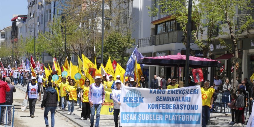 Uşak'ta 1 Mayıs Emek ve Dayanışma Günü kutlandı