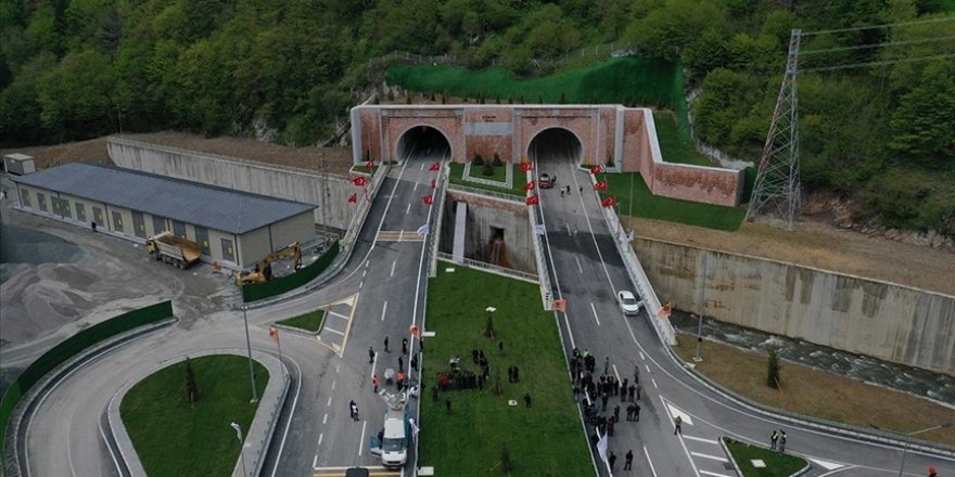 Yeni Zigana Tüneli yarın hizmete giriyor