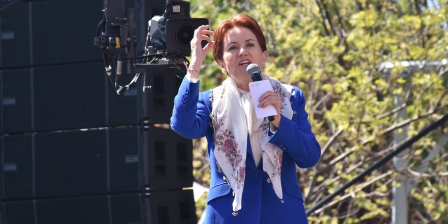 İYİ Parti Genel Başkanı Meral Akşener, Afyonkarahisar mitinginde konuştu