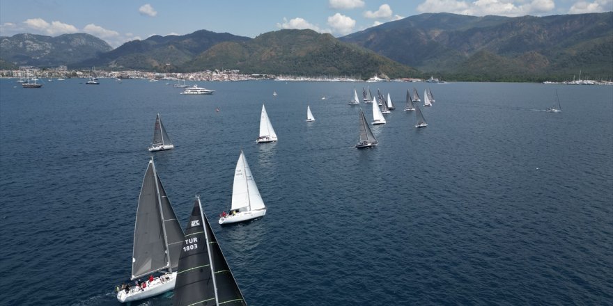 Marmaris MIYC Kış Trofesi yat yarışları altıncı ayak mücadelesi tamamlandı