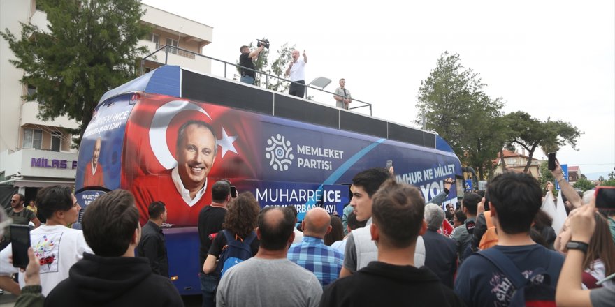 Cumhurbaşkanı adayı Muharrem İnce, Muğla'da konuştu