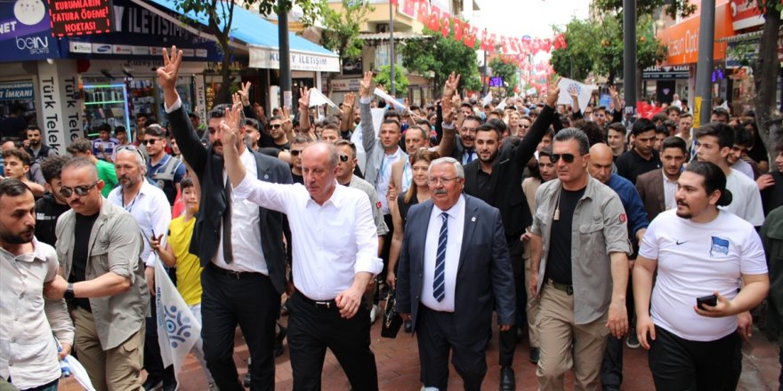 Cumhurbaşkanı adayı Muharrem İnce, Aydın'da konuştu