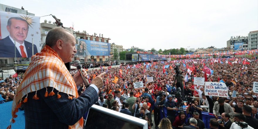 Cumhurbaşkanı ve AK Parti Genel Başkanı Erdoğan, partisinin Aydın mitinginde konuştu