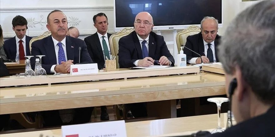 Dışişleri Bakanı Çavuşoğlu'ndan Moskova'daki dörtlü görüşmeye ilişkin açıklama