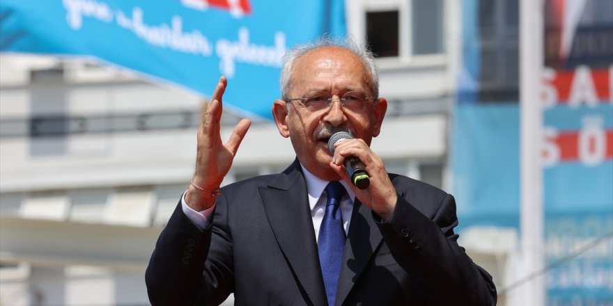 Cumhurbaşkanı adayı Kılıçdaroğlu, Aydın mitinginde konuştu