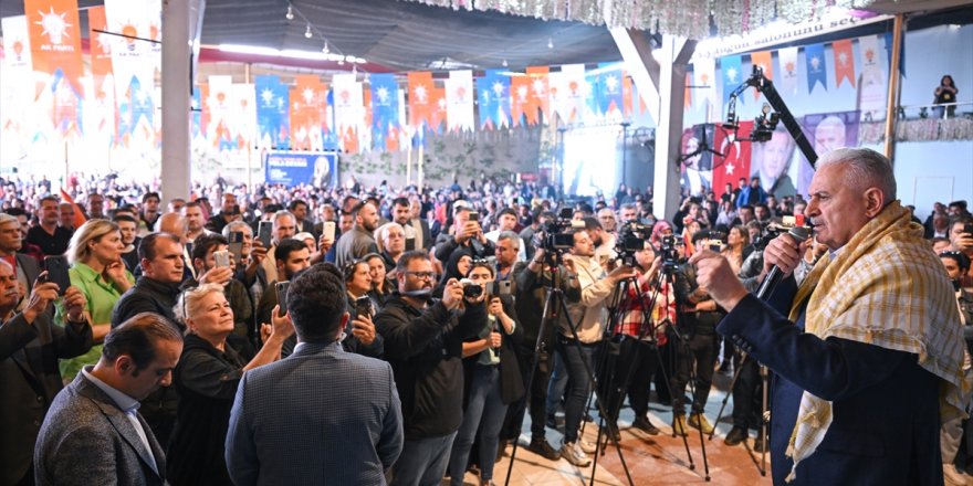 AK Parti Genel Başkanvekili Binali Yıldırım, Ödemiş'te konuştu