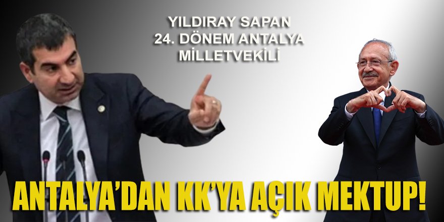 CHP e. Milletvekili Yıldıray Sapan, Y-CHP'lilere Antalya'dan selam gönderdi!