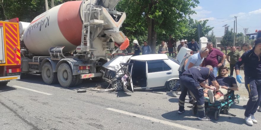 Söke'deki trafik kazasında 2 kişi yaralandı