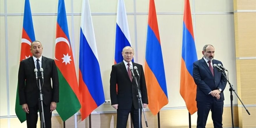 Putin, Aliyev ve Paşinyan, Moskova'da Azerbaycan-Ermenistan ihtilafını görüştü