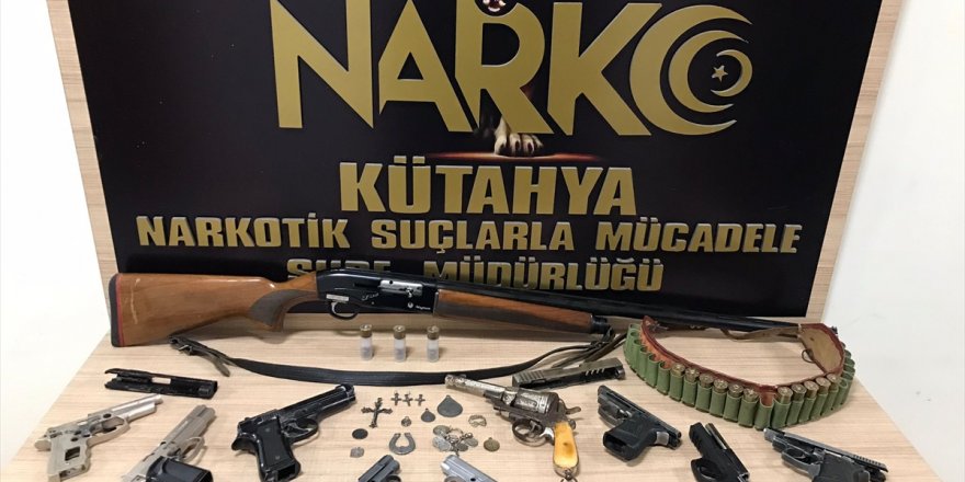 Kütahya'da tarihi eser ve uyuşturucu operasyonunda 3 kişi tutuklandı