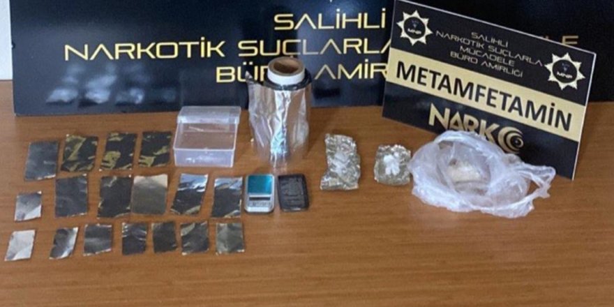 Salihli'de evinde uyuşturucu bulunan kişi tutuklandı