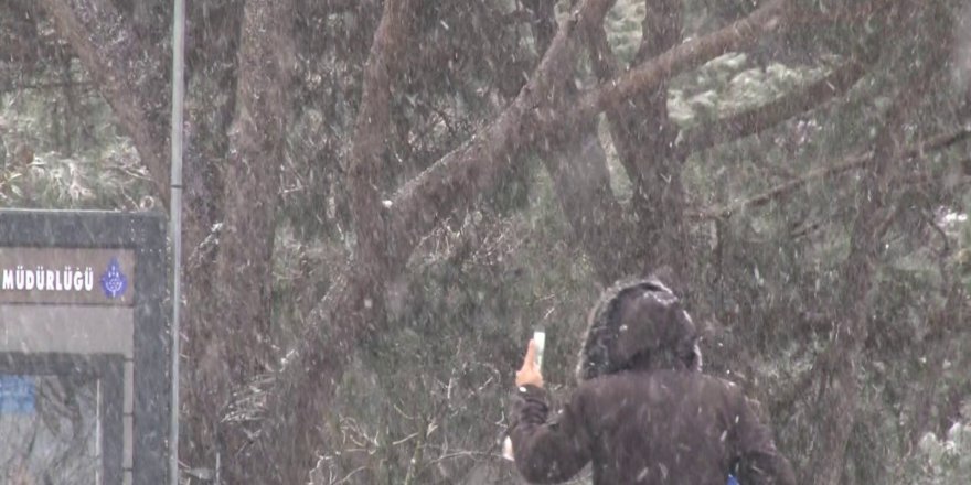 İstanbul'da beklenen kar yağışı etkili oldu: Lapa lapa kar yağdı