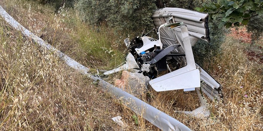 Muğla'da cayrokopterin düşmesi sonucu 2 kişi yaralandı