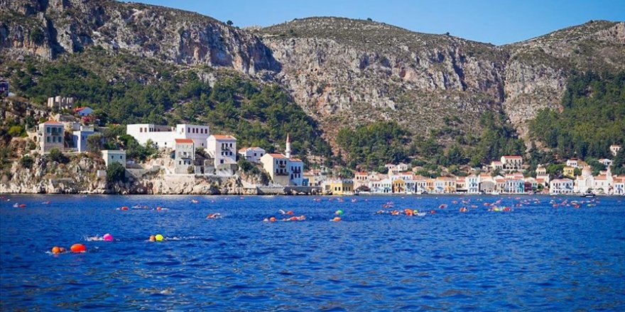 Uluslararası Meis Kaş Yüzme Yarışı gerçekleştirildi