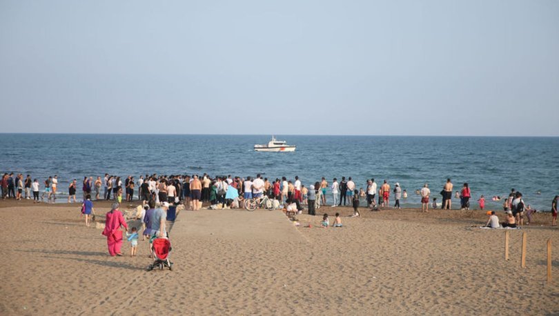 Mersin'de bir genç denizde kayboldu