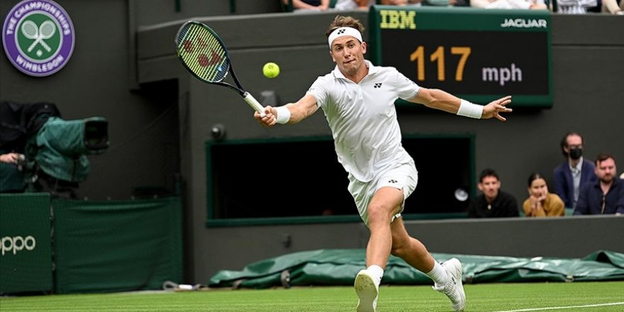 Wimbledon'da dünya 4 numarası Ruud, 2. turda elendi