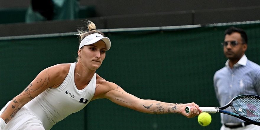 Wimbledon'da tek kadınlarda ilk finalist Vondrousova