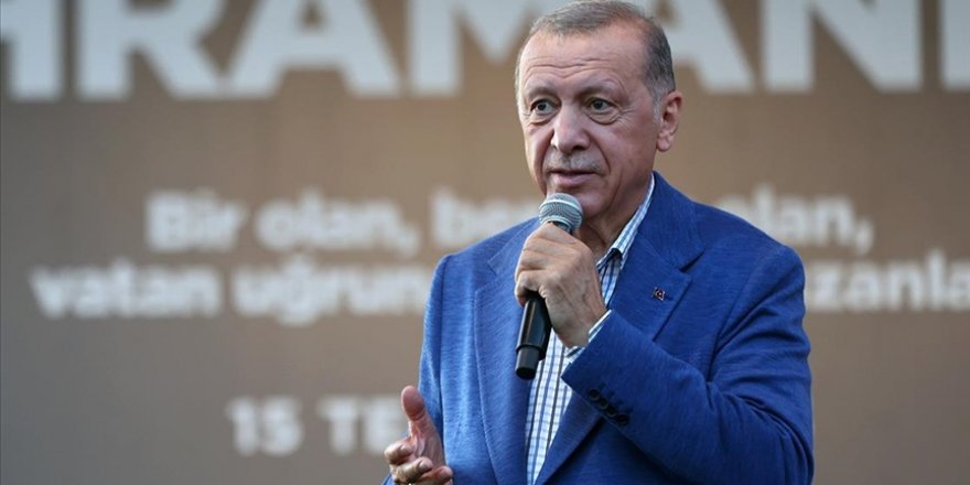 Cumhurbaşkanı Erdoğan: 15 Temmuz'un unutulmasına ve unutturulmasına izin vermeyeceğiz