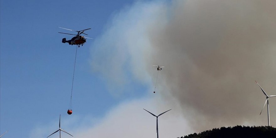 Hatay Belen'deki orman yangınına müdahale sürerken 2 kişi gözaltına alındı