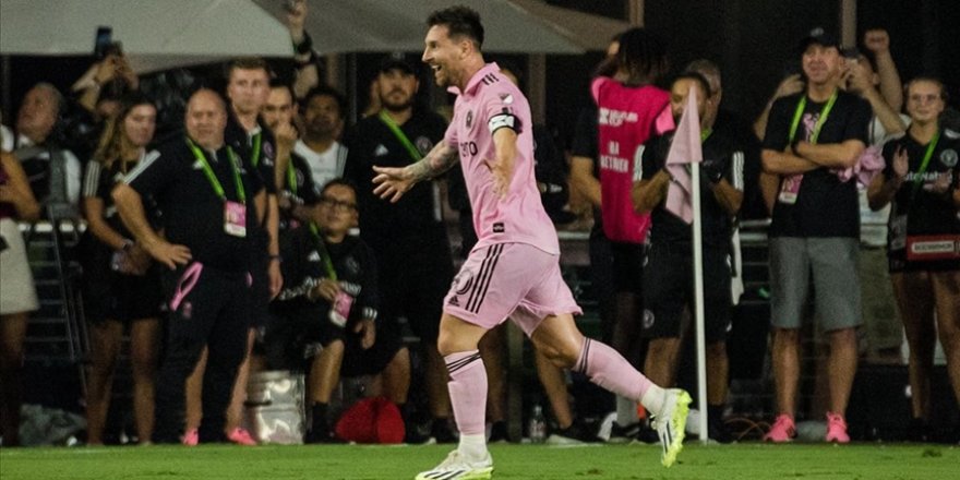 Messi ilk maçında Inter Miami'ye galibiyeti getirdi