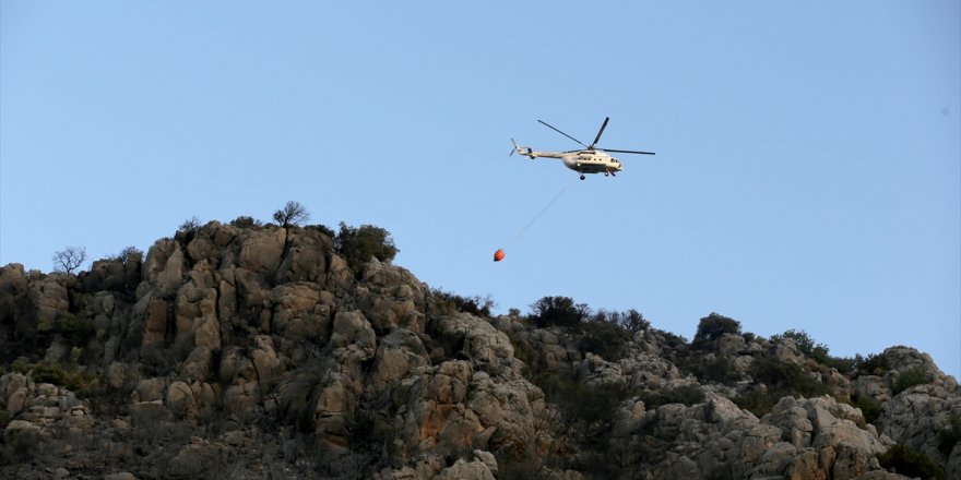 Muğla'da makilik alanda çıkan yangın kontrol altına alındı