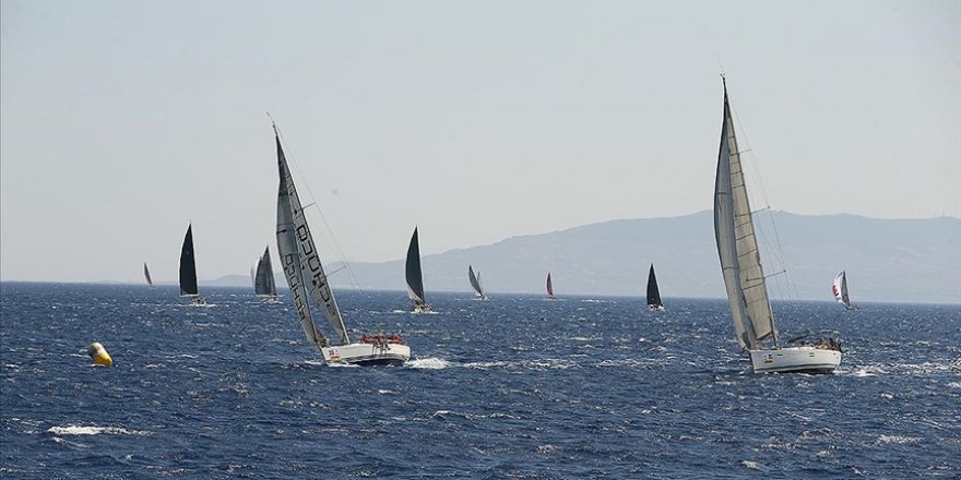 Cumhurbaşkanlığı 4. Uluslararası Yat Yarışı'nın ilk etabı Bodrum'da başladı