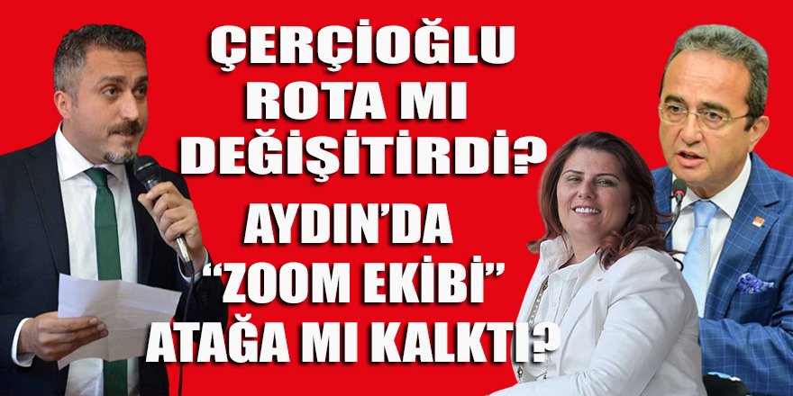 CHP Didim ilçe başkan adayı Yılmaz'ı "Zoom Ekibi"den Tezcan ve Çerçioğlu mu destekliyor?