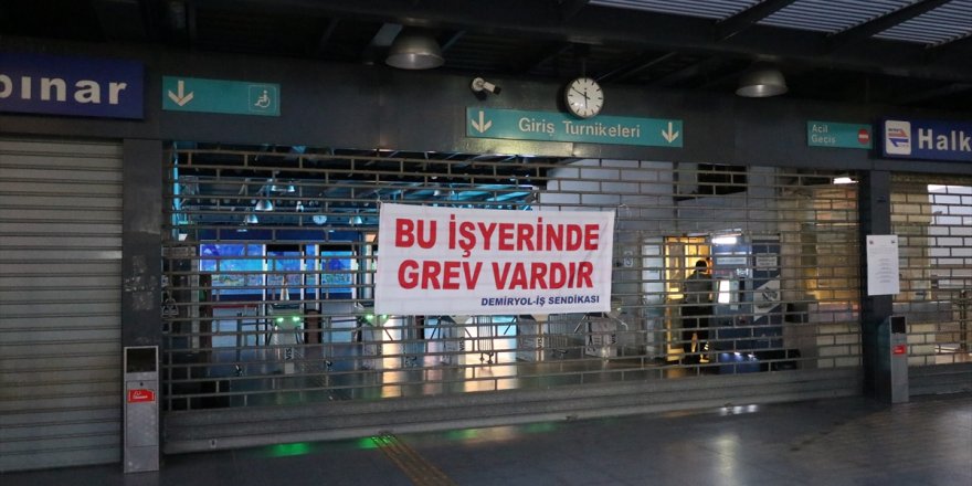 İzmir'de metro ve tramvay işçilerinin grevi sona erdi