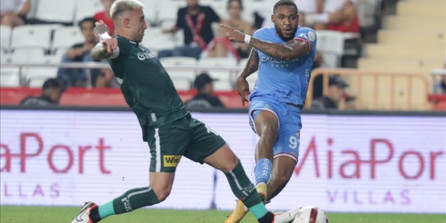 Antalyaspor ile Konyaspor puanları paylaştı