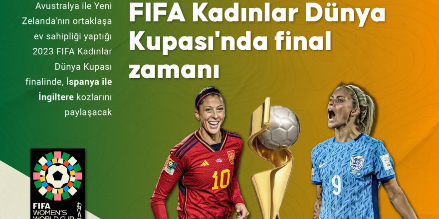 FIFA Kadınlar Dünya Kupası'nda İspanya-İngiltere finali