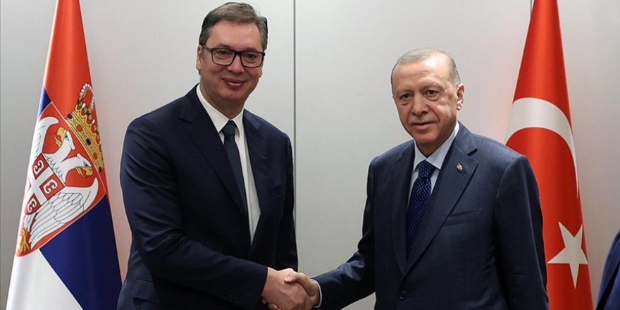 Cumhurbaşkanı Erdoğan, Sırbistan Cumhurbaşkanı Aleksandar Vucic ile görüştü