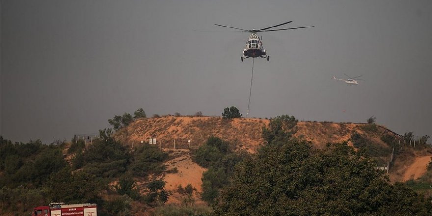 Bilecik ve Bursa'daki orman yangını 18'inci saatinde kontrol altına alındı