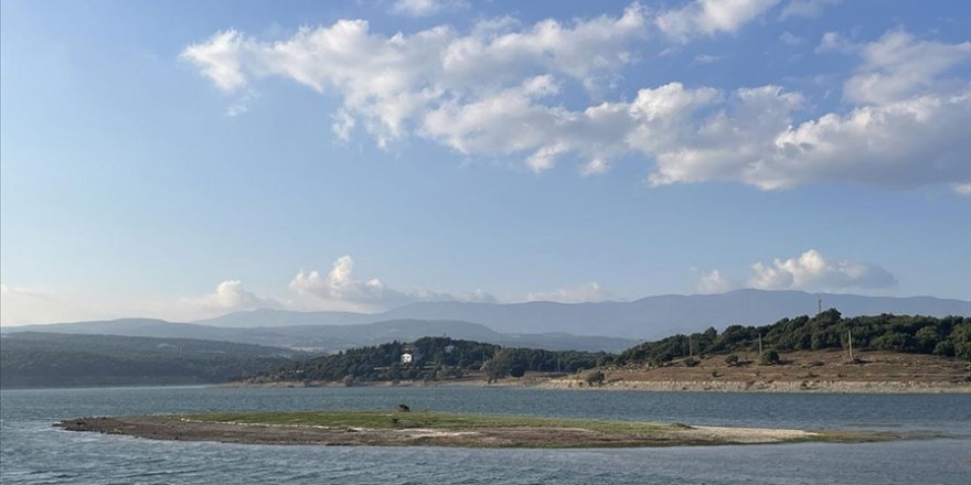 Bolu Gölköy Baraj Gölü'nde su seviyesi düştü