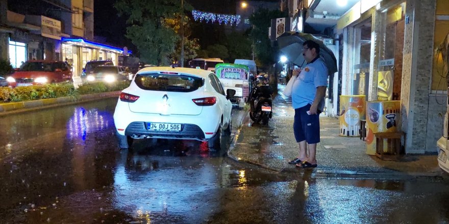 Aydın'da bunaltan sıcakların ardından yağan yağmur serinletti